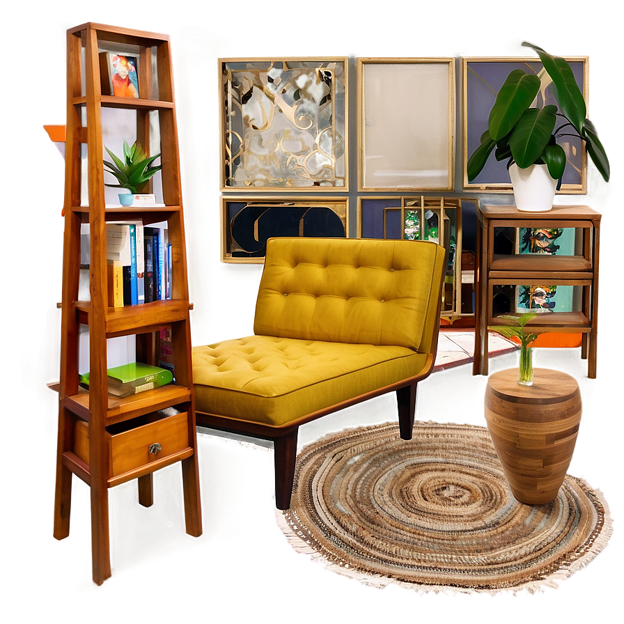 Eclectic Living Room Mix Png 80 PNG Image