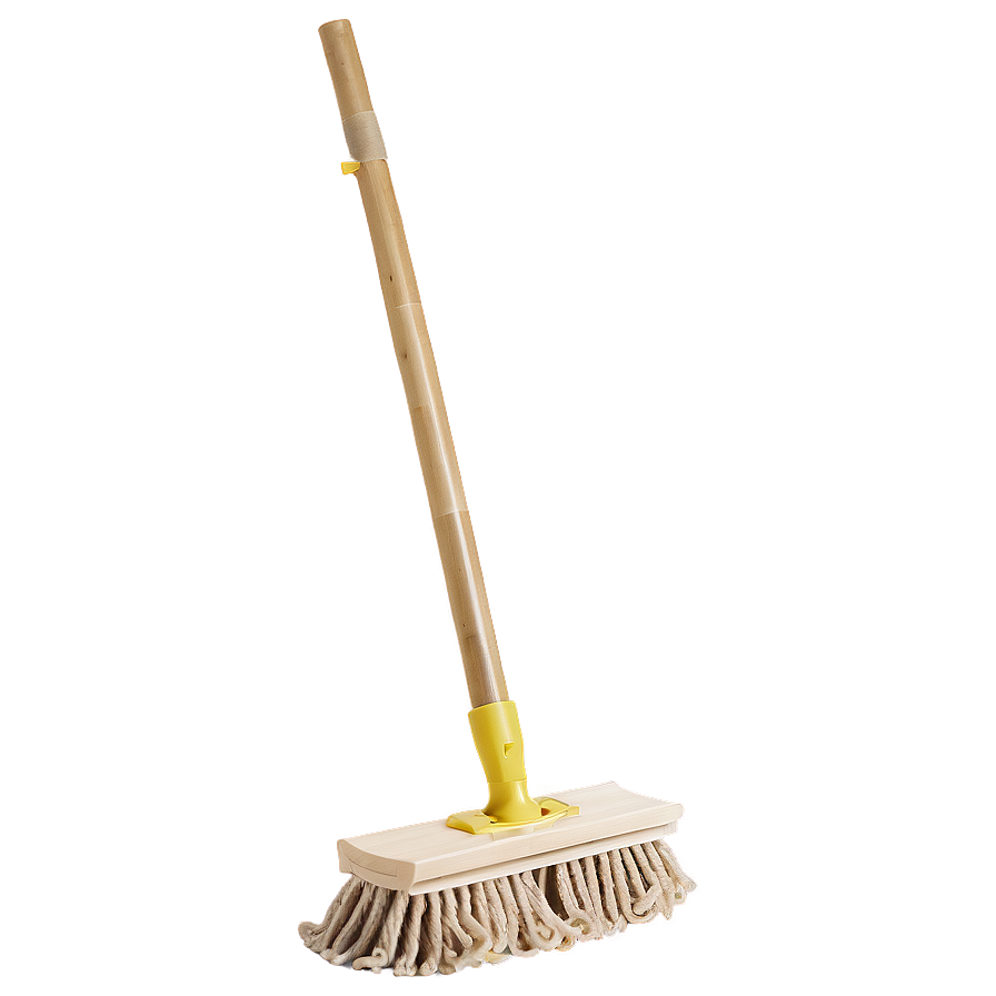 Eco-friendly Bamboo Mop Png 05242024 PNG Image