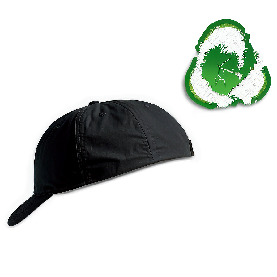 Eco-friendly Black Cap Png 06122024 PNG Image