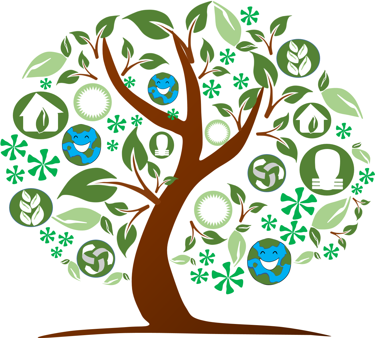 Eco Friendly Concept Tree PNG Image