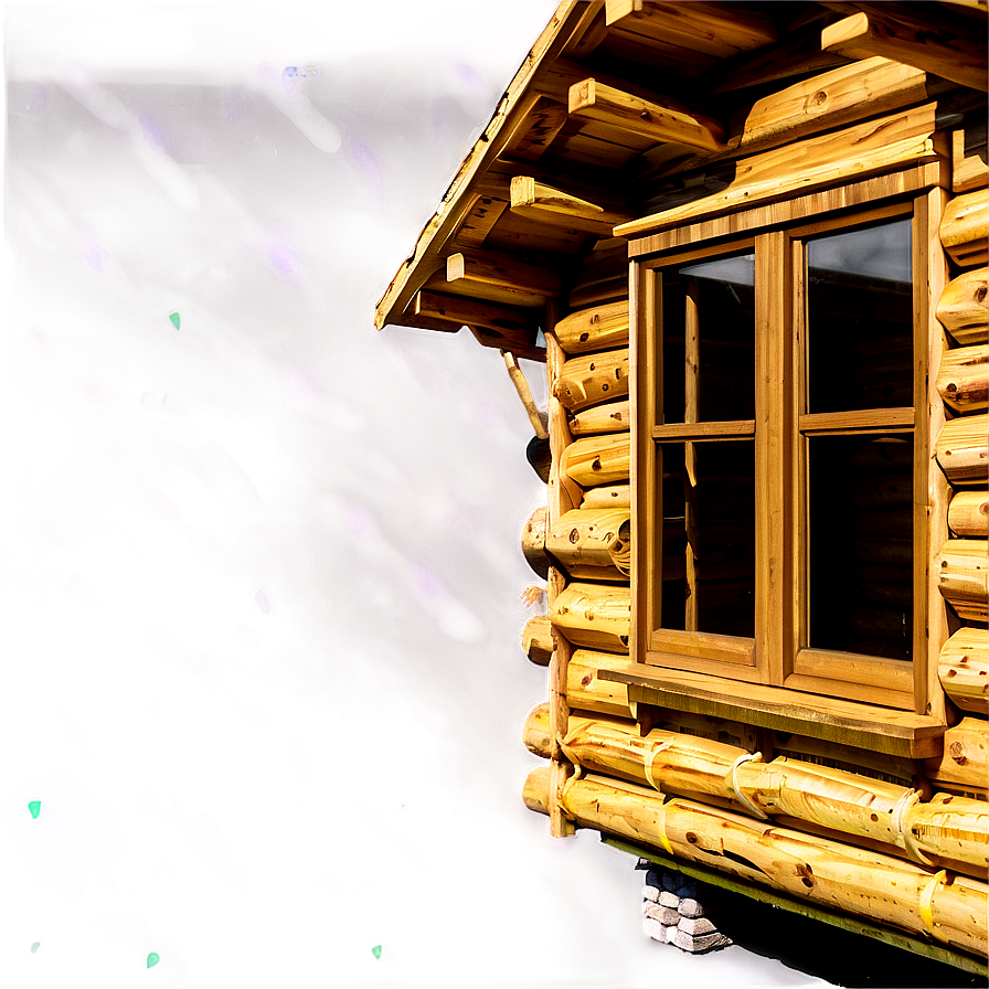 Eco-friendly Log Cabin Png Oag PNG Image