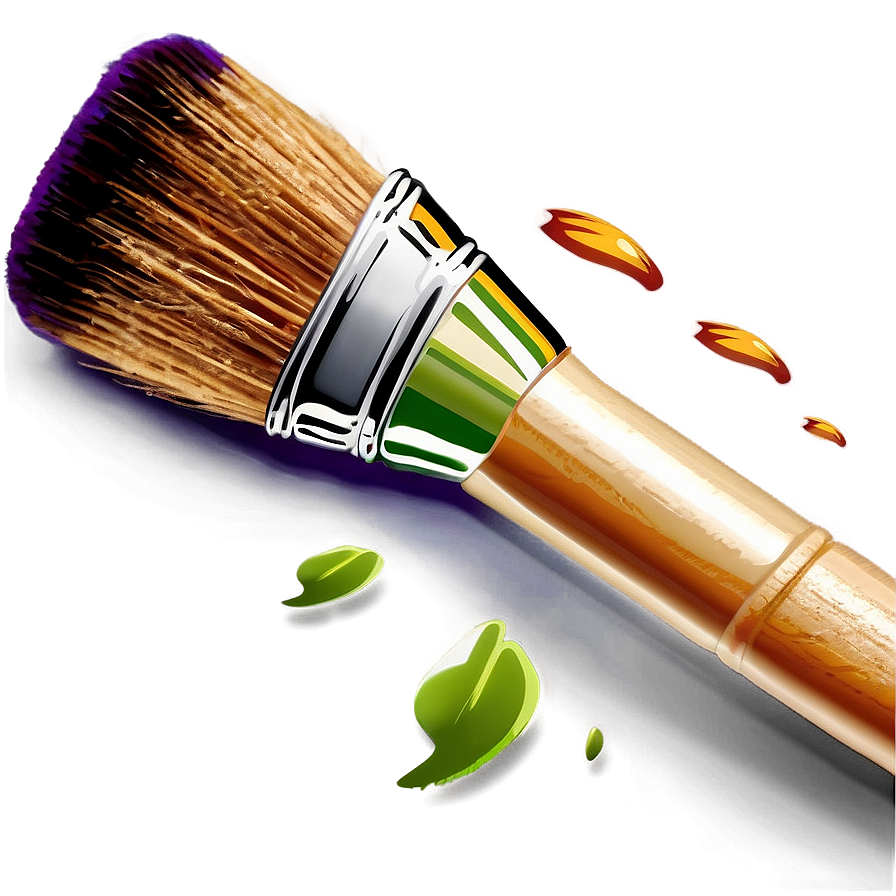 Eco-friendly Painting Brush Png 2 PNG Image