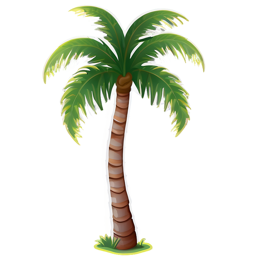 Eco-friendly Palm Tree Emoji Png 06272024 PNG Image