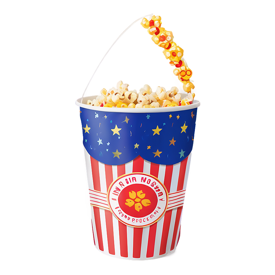 Eco-friendly Paper Popcorn Bucket Png Ebj PNG Image