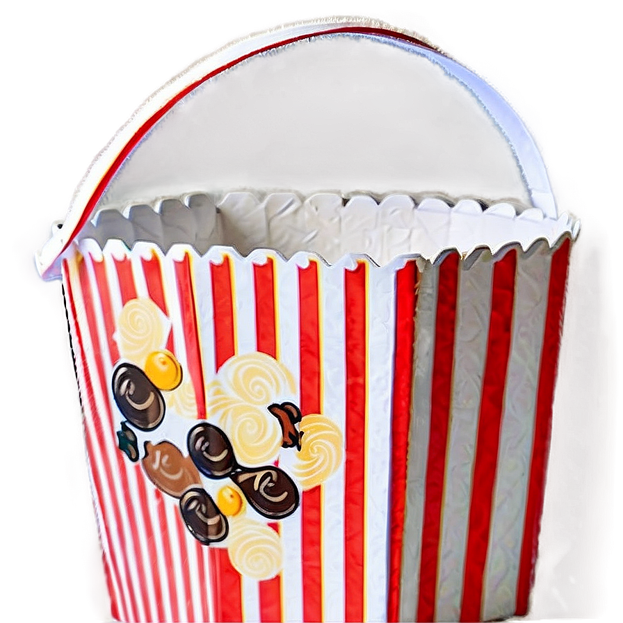 Eco-friendly Paper Popcorn Bucket Png Htj89 PNG Image