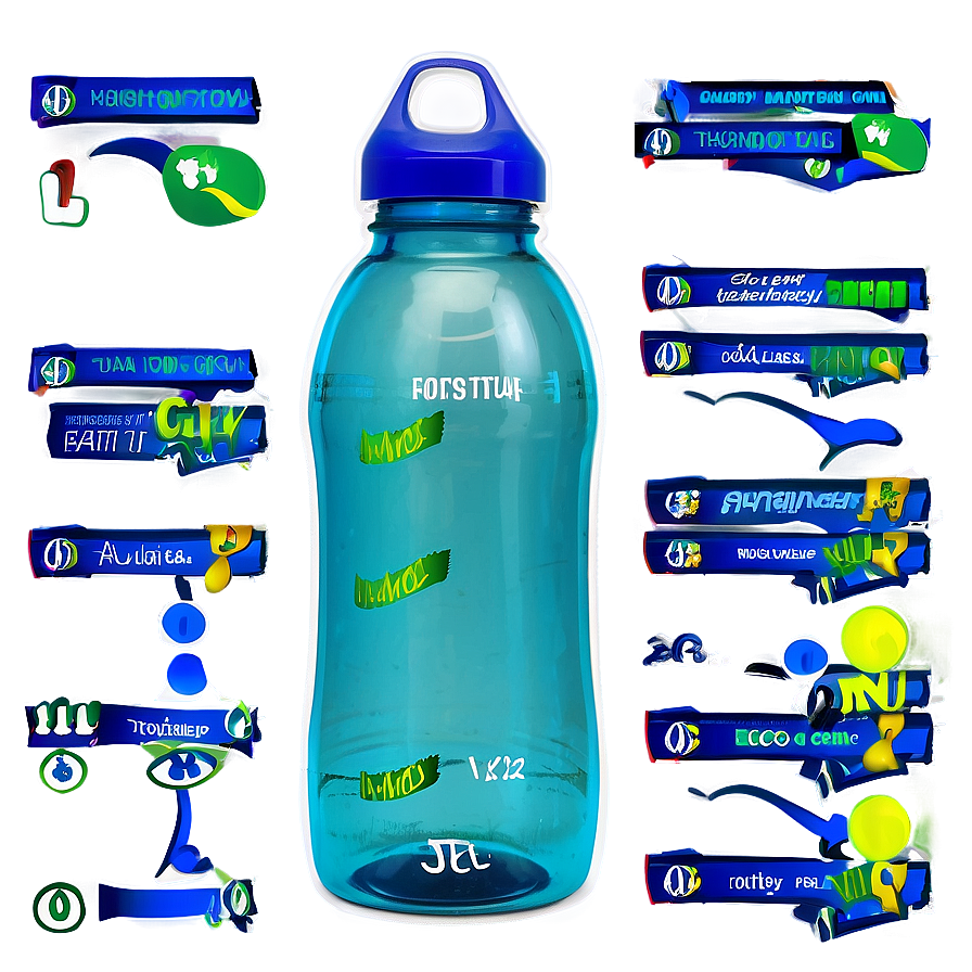 Eco-friendly Reusable Water Bottle Png Jiw27 PNG Image