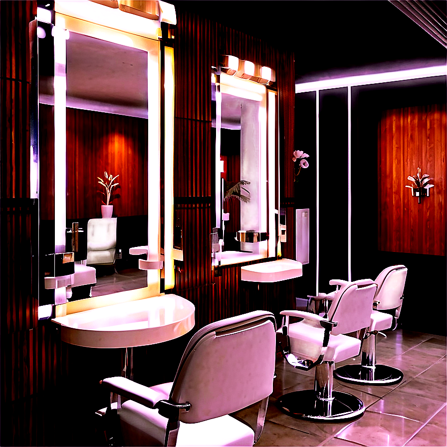 Eco-friendly Salon Interior Design Png Ocr88 PNG Image