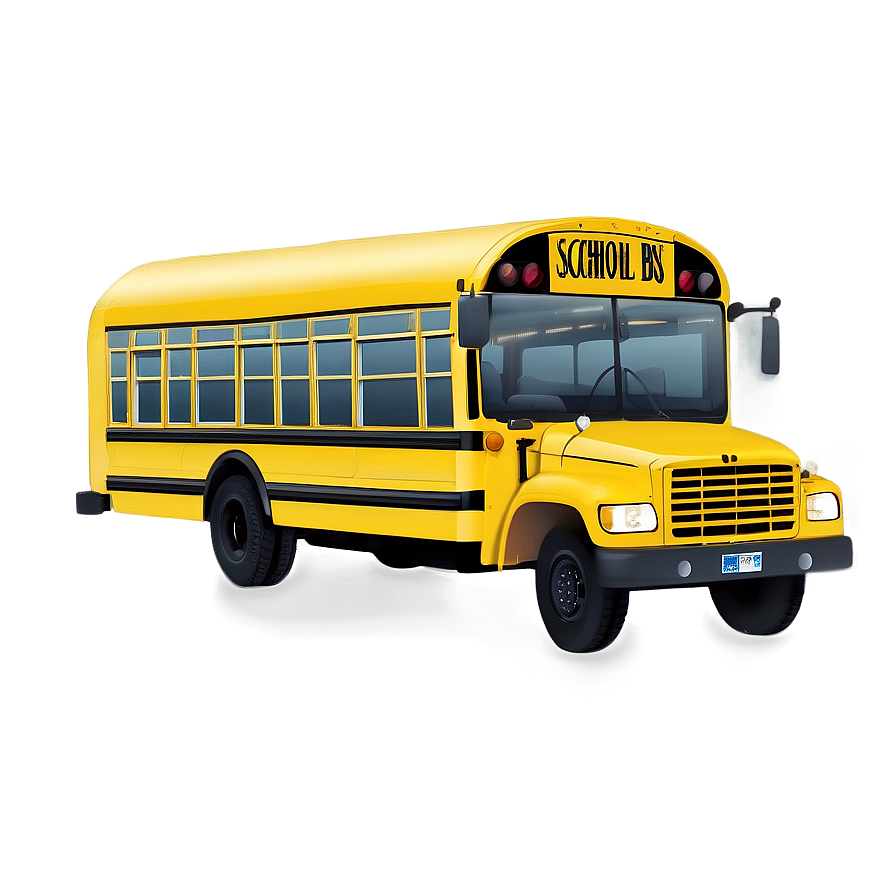 Eco-friendly School Bus Png 10 PNG Image