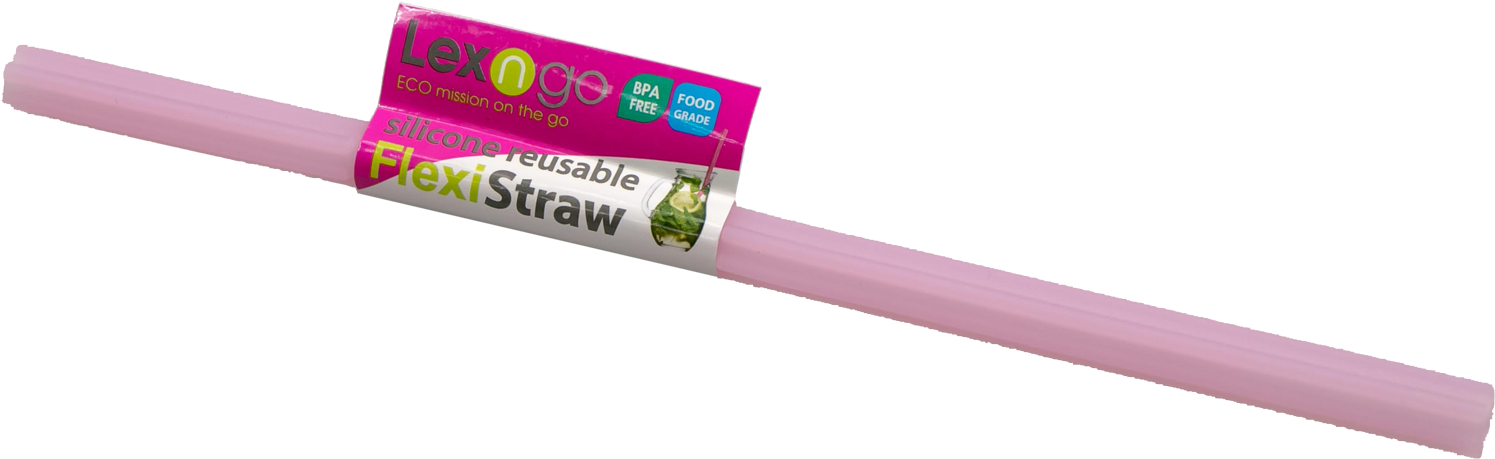 Eco Friendly Silicone Flexi Straw PNG Image