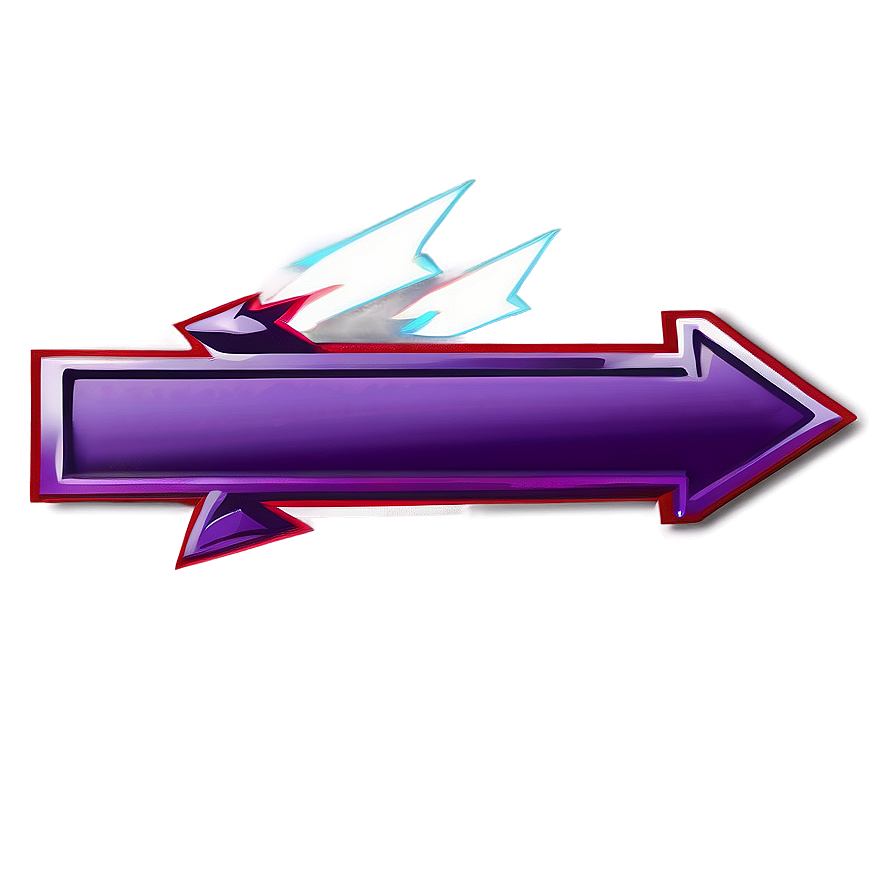 Edgy Purple Arrow Png 06272024 PNG Image