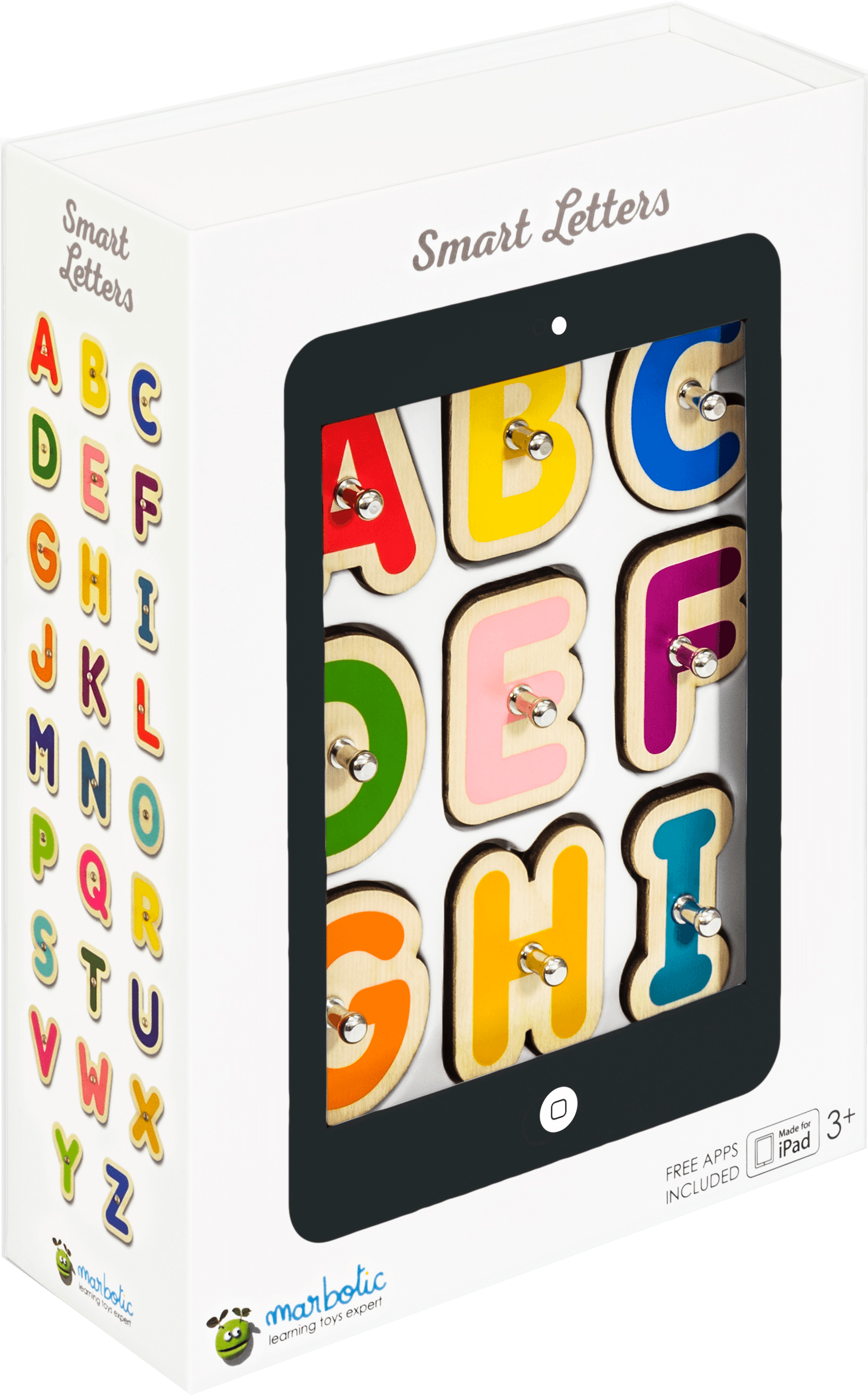 Educational Alphabet Tablet Toy Packaging PNG Image