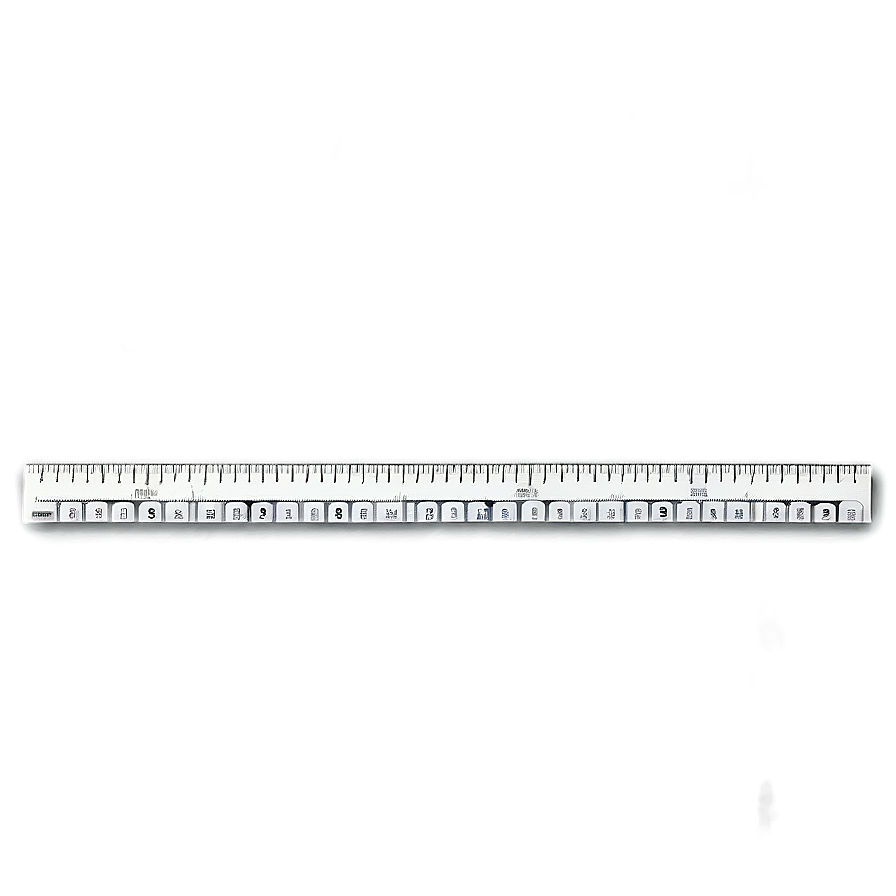 Educational Ruler Graphic Png 05252024 PNG Image