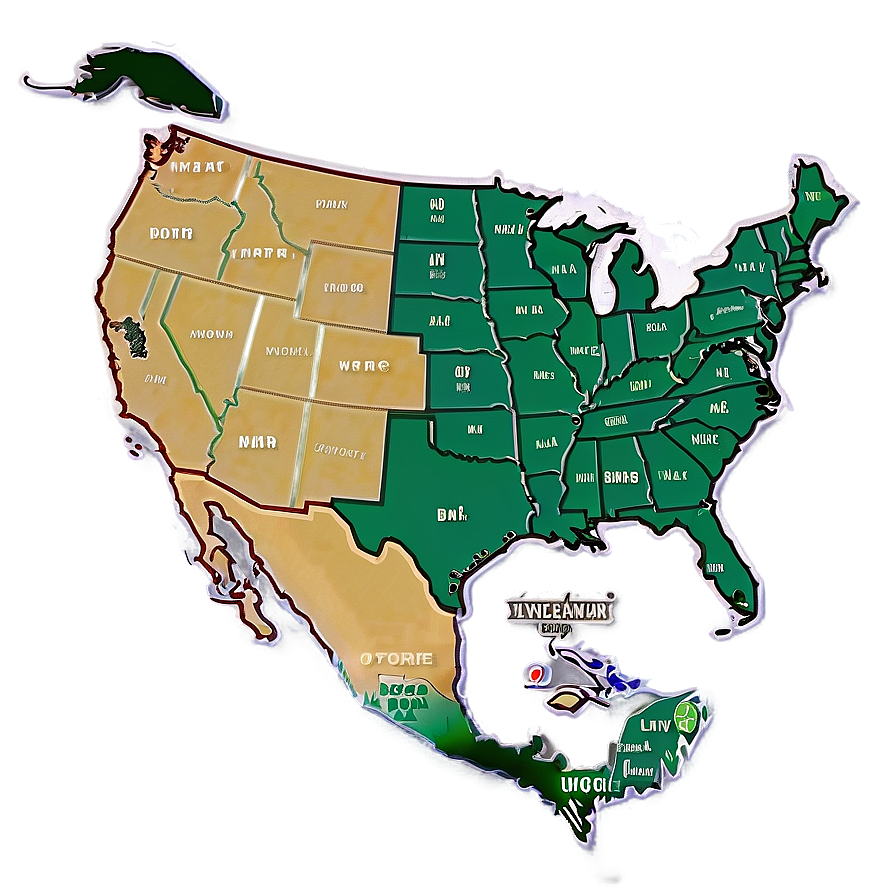 Educational Usa Map Png Fwe86 PNG Image