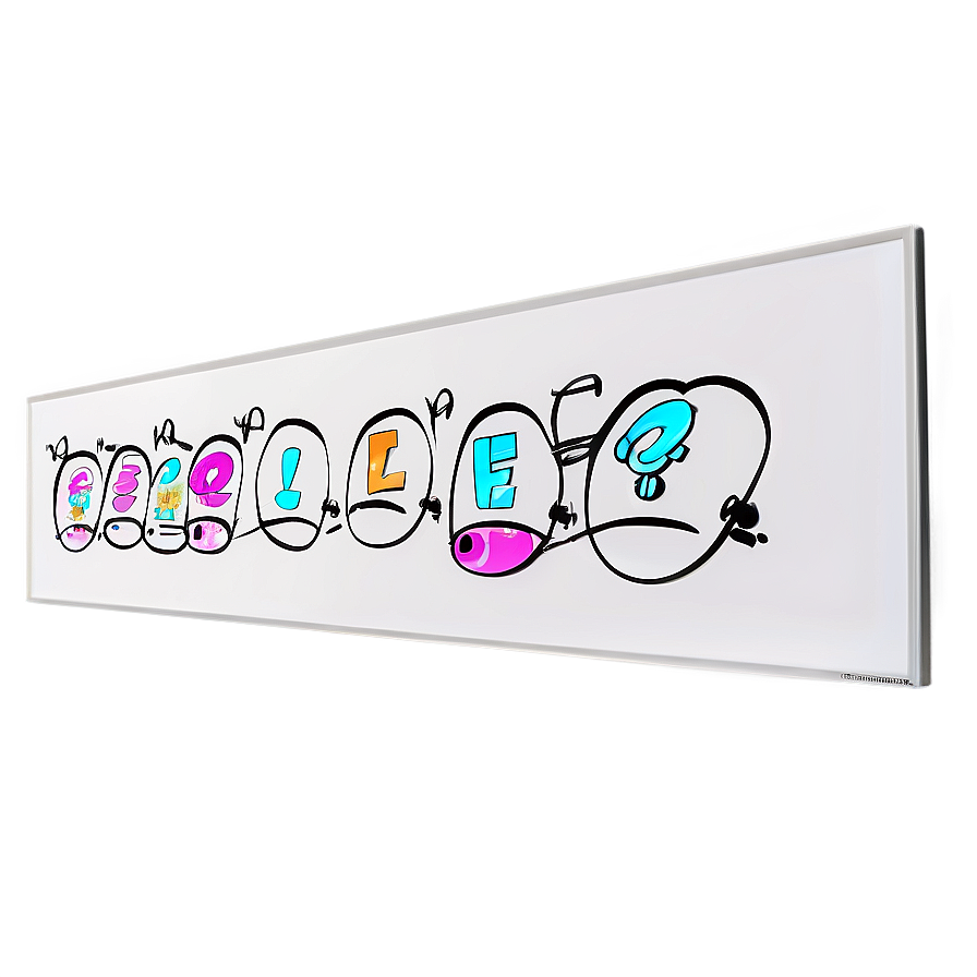 Educational Whiteboard Png Bpa53 PNG Image