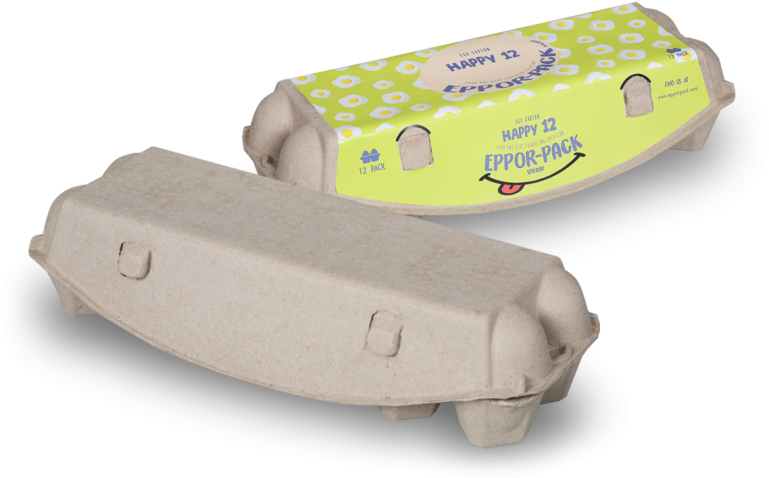 Egg Carton Packaging Design PNG Image