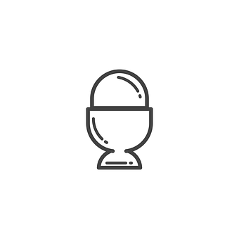 Egg Cup Icon Vector PNG Image