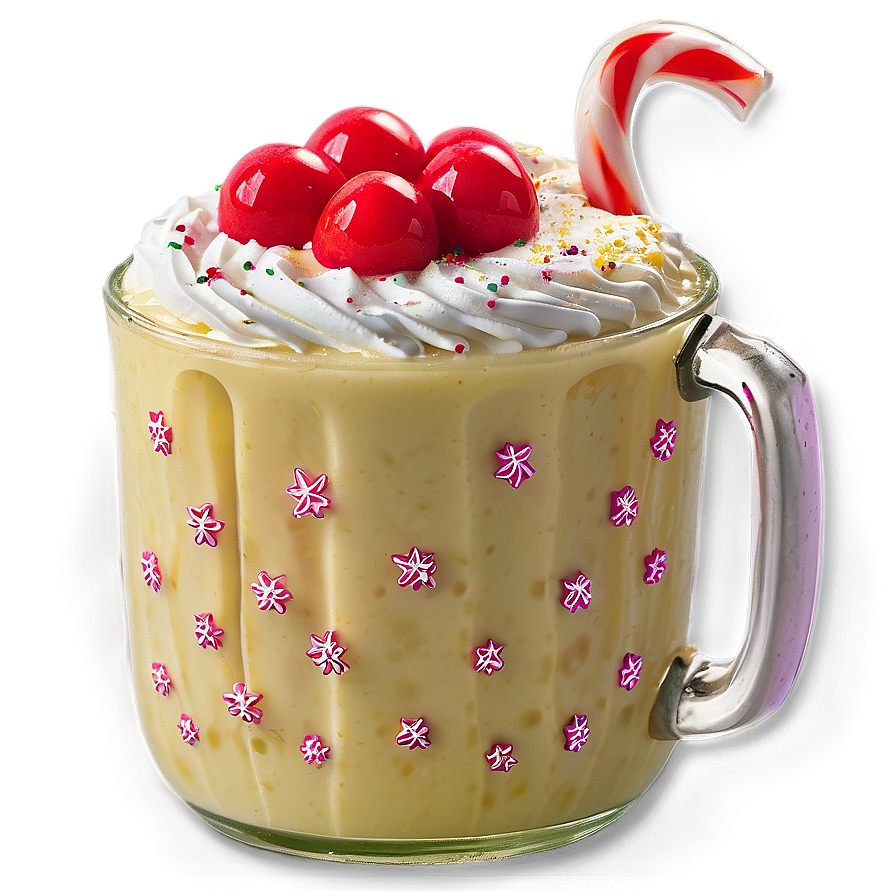 Eggnog Milkshake Png Exd PNG Image