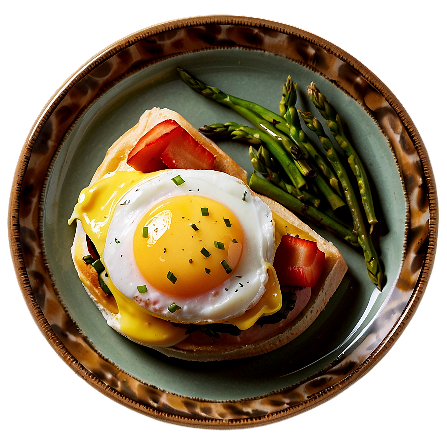 Eggs Benedict Plate Png Qds54 PNG Image