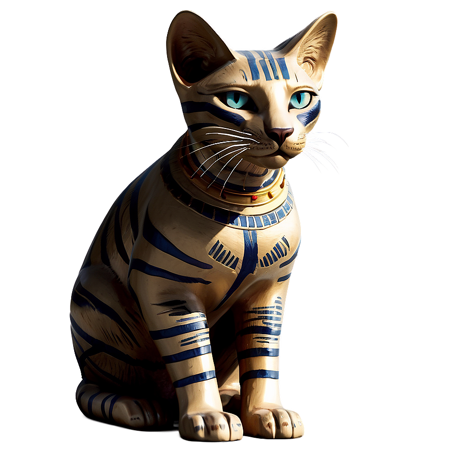 Egyptian Cat Goddess Bastet Png Ney PNG Image