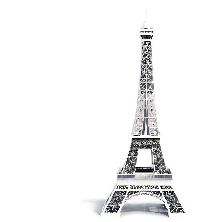 Eiffel Tower 3d Model Png Iqh58 PNG Image