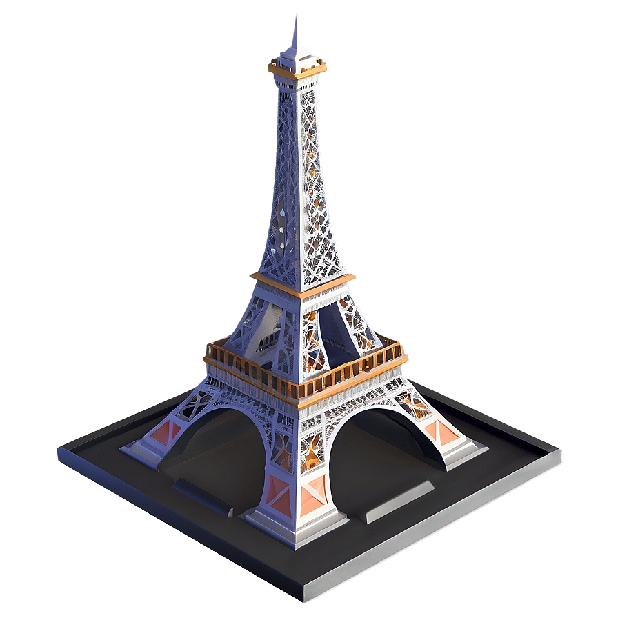 Eiffel Tower 3d Model Png Quh PNG Image