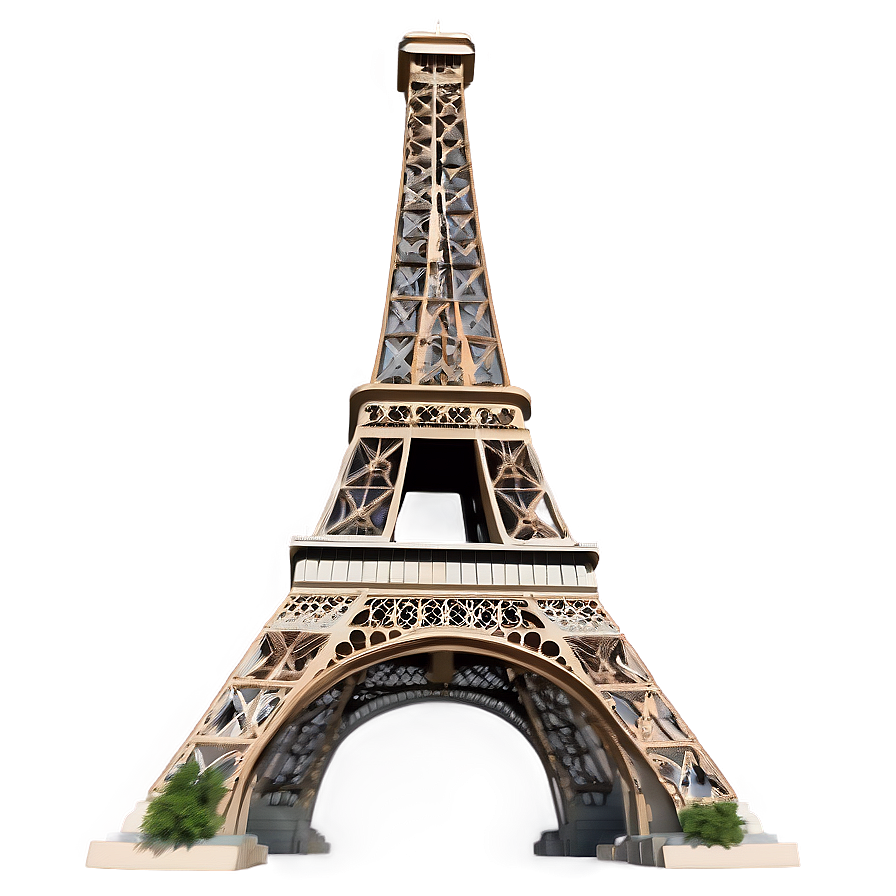 Eiffel Tower Close-up Structure Png 29 PNG Image