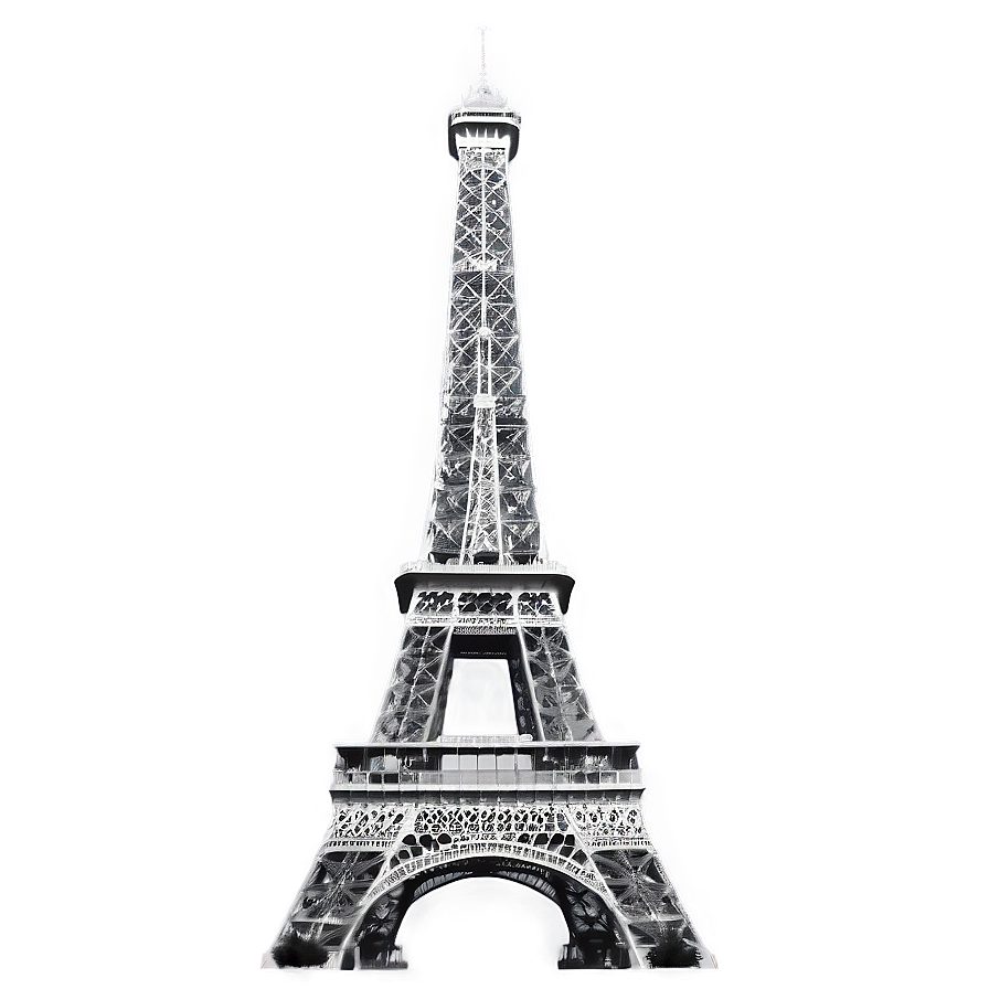 Eiffel Tower Historical Photo Png Thv PNG Image