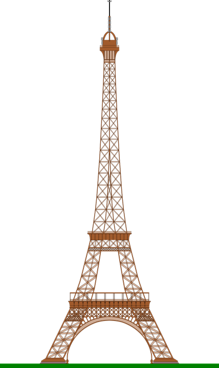 Eiffel Tower Illustration.png PNG Image