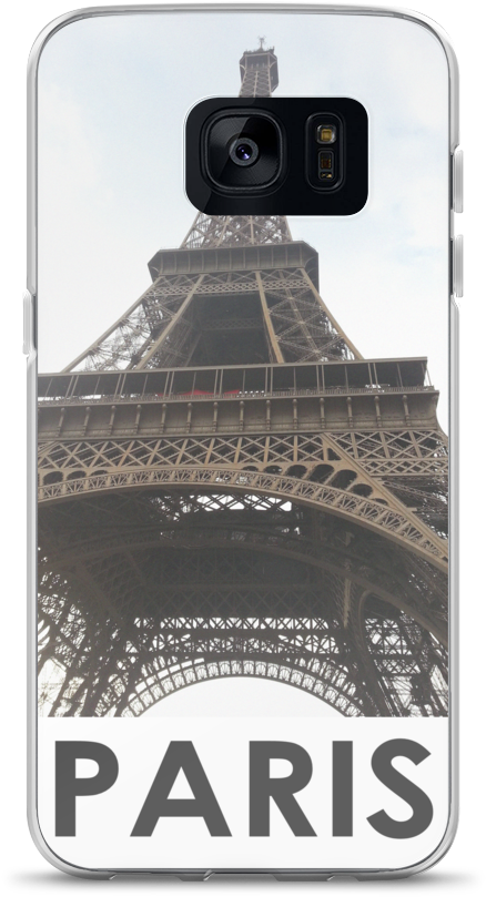 Eiffel Tower Paris Phone Case Design PNG Image