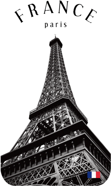 Eiffel Tower Silhouette Graphic PNG Image