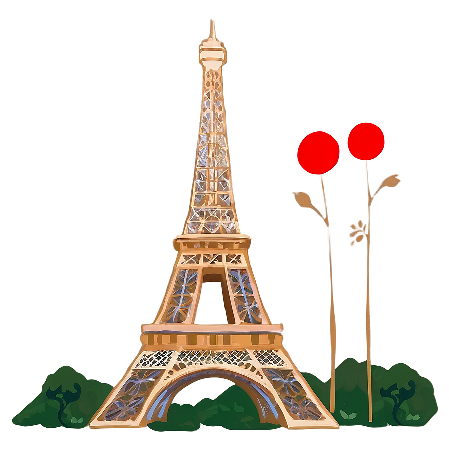 Eiffel Tower Sketch Drawing Png Qtc PNG Image