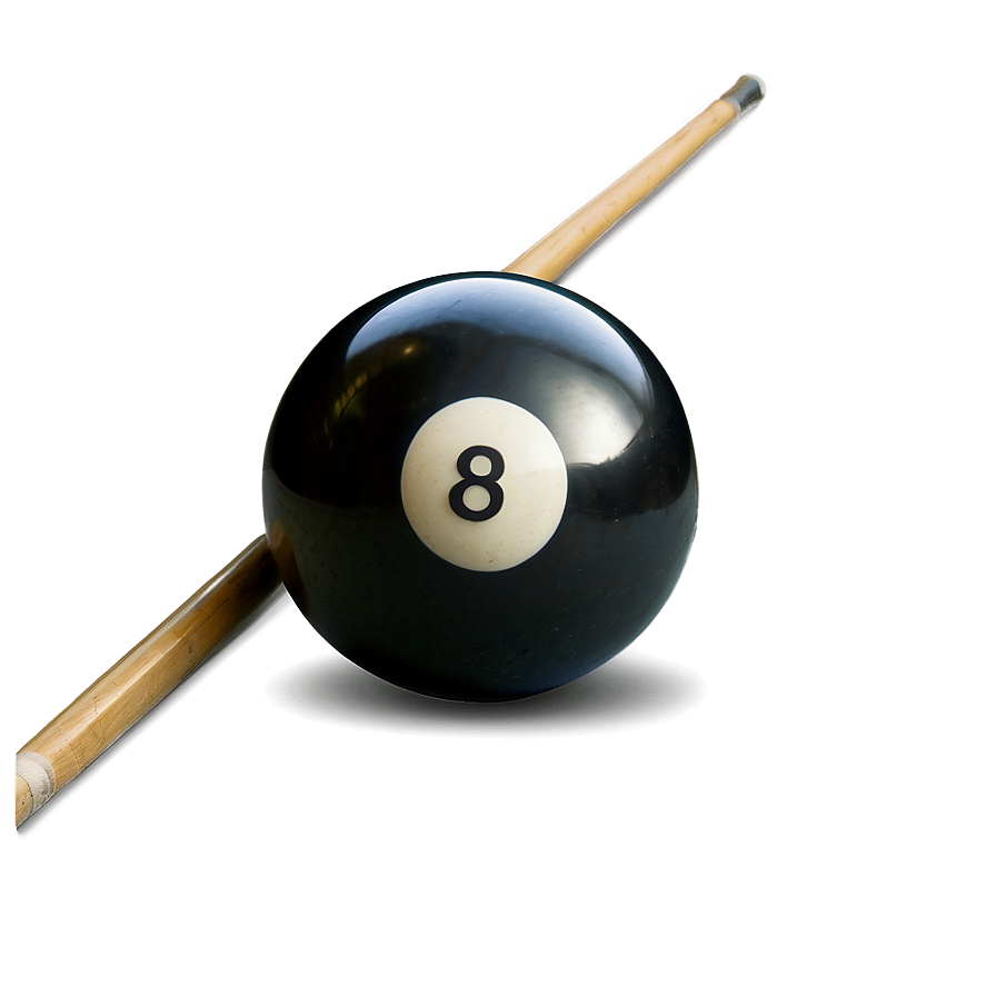 Eight Ball With Cue Png Dvj PNG Image