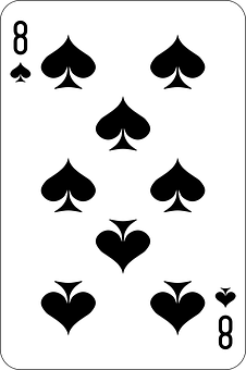 Eightof Spades Playing Card PNG Image