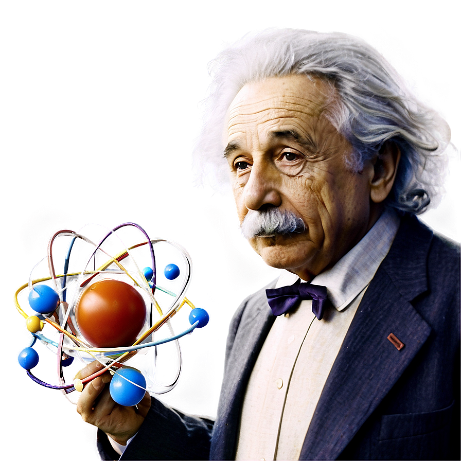 Einstein And Atomic Model Png Uxd74 PNG Image