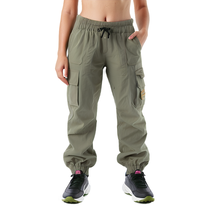 Elastic Waist Cargo Pants Png 26 PNG Image