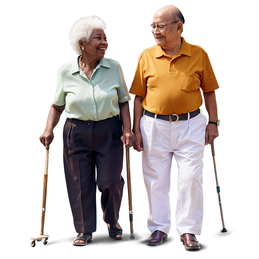 Elderly People Standing Together Png Fis13 PNG Image