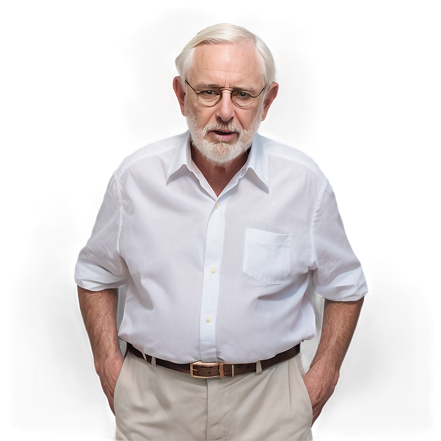 Elderly White Man Png Osq PNG Image