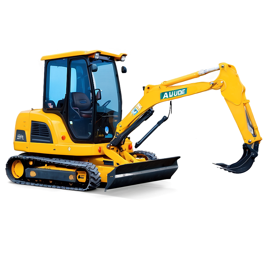 Electric Backhoe Loader Png 23 PNG Image