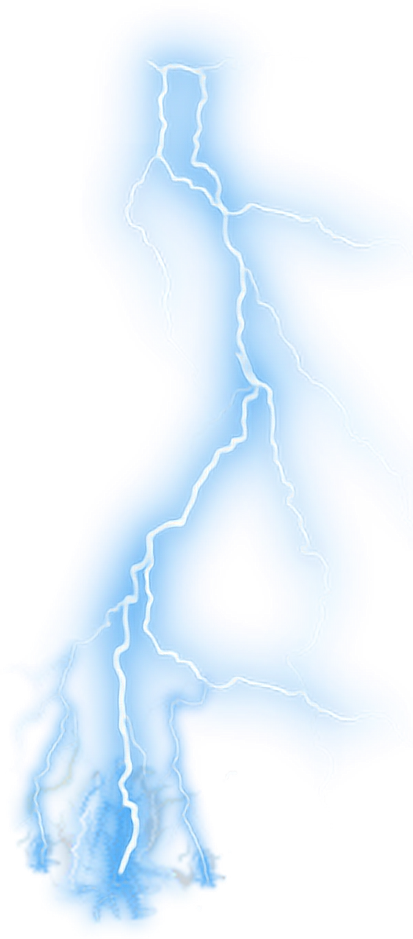 Electric_ Blue_ Lightning_ Bolt PNG Image