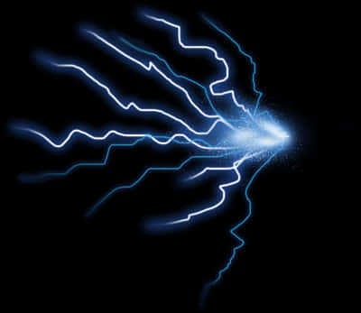 Electric_ Blue_ Lightning_ Bolt PNG Image