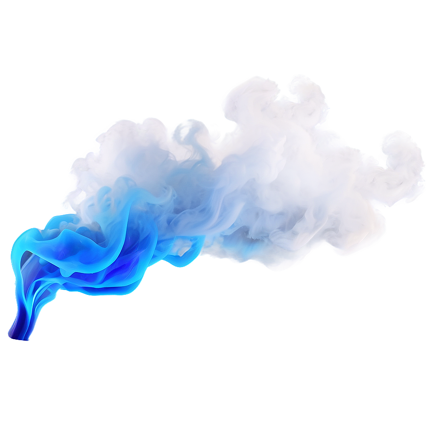 Electric Blue Smoke Png 05232024 PNG Image