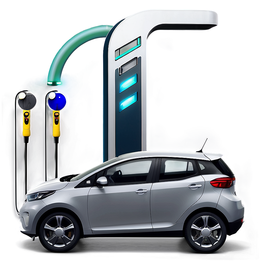 Electric Car B PNG Image