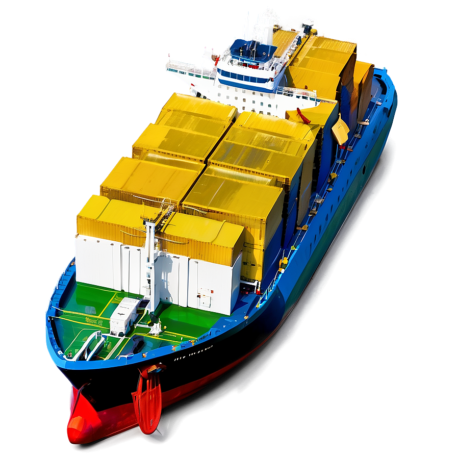 Electric Cargo Ship Png Ypm PNG Image