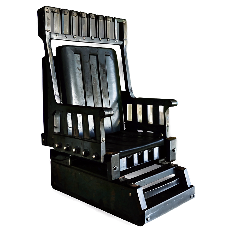 Electric Chair In Dark Room Png Raj PNG Image