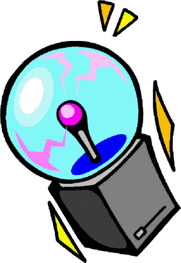 Electric Globe Cartoon Illustration PNG Image