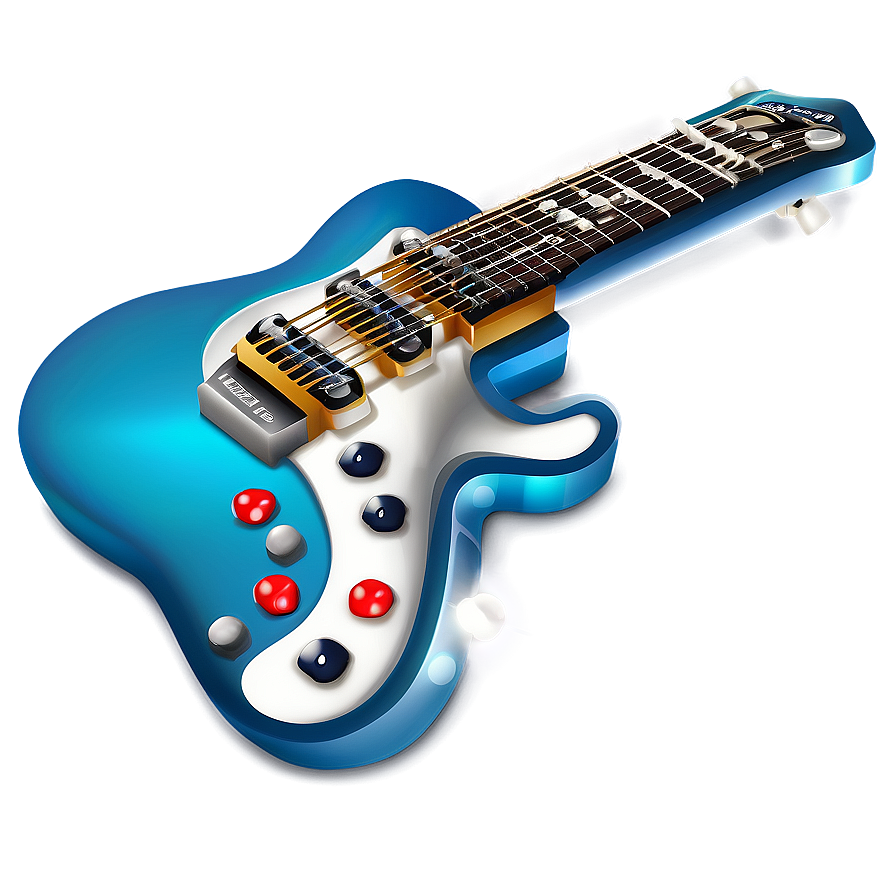 Electric Guitar Emoji Png Hlp59 PNG Image