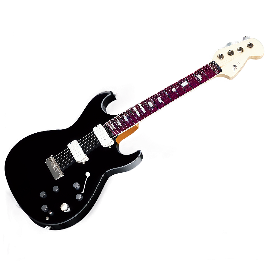 Electric Guitar Silhouette Png Ejb PNG Image