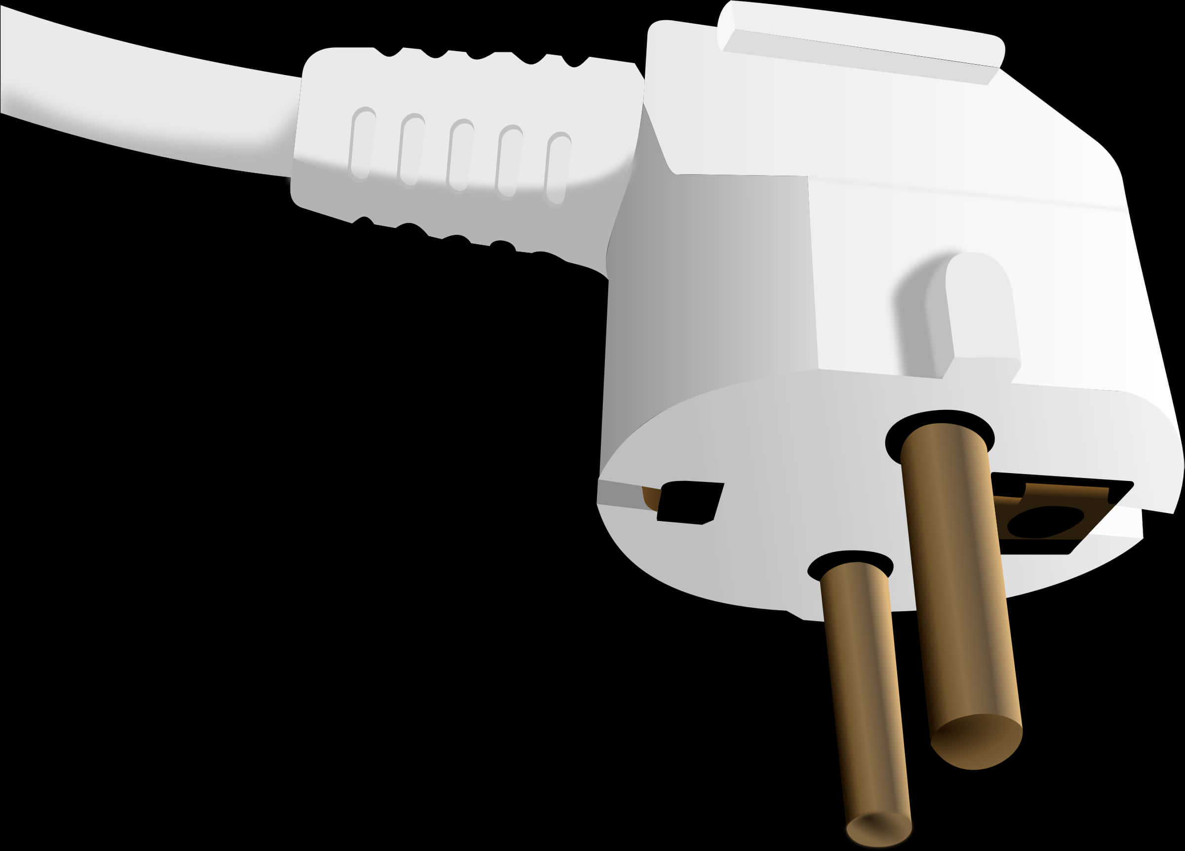 Electric Plug3 D Rendering PNG Image