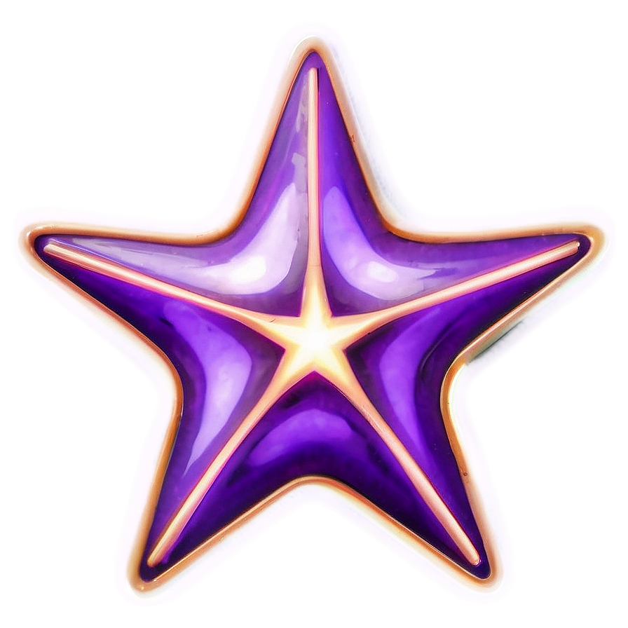 Electric Purple Star Motif Png Suu PNG Image