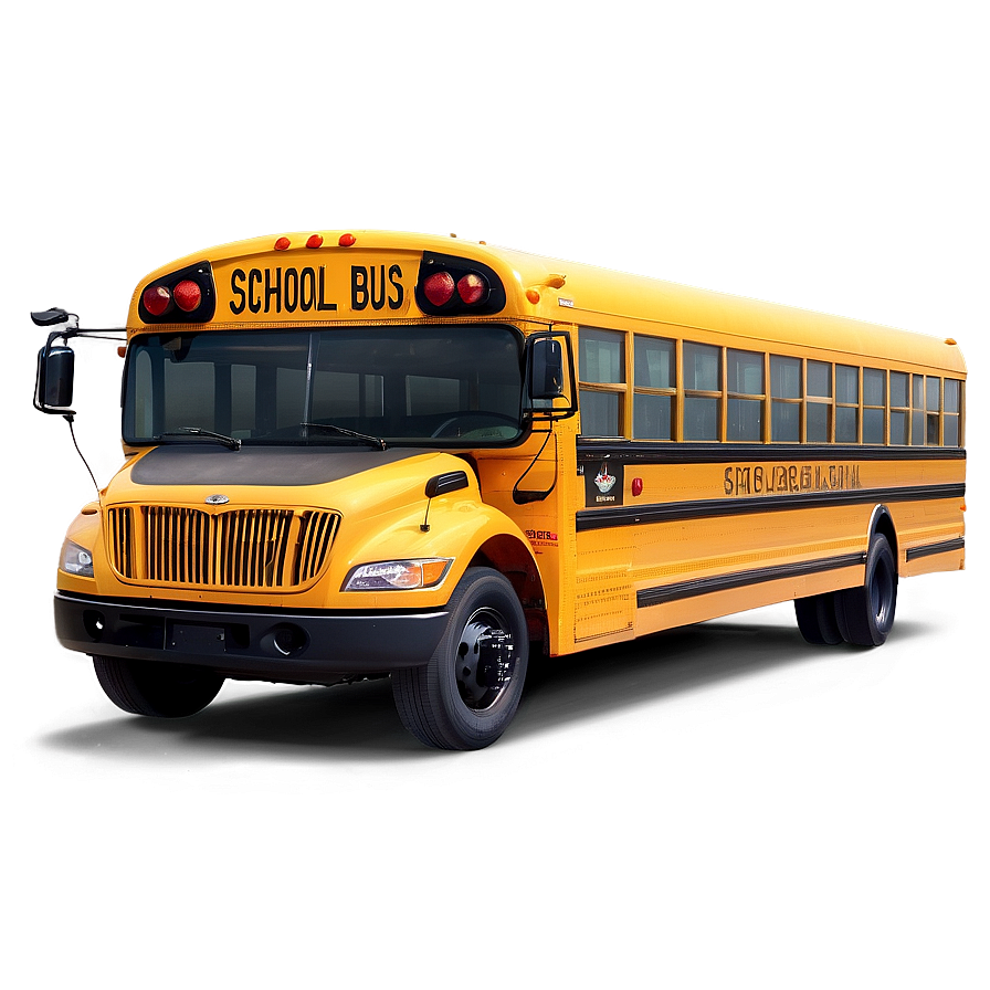 Electric School Bus Model Png Pfo PNG Image